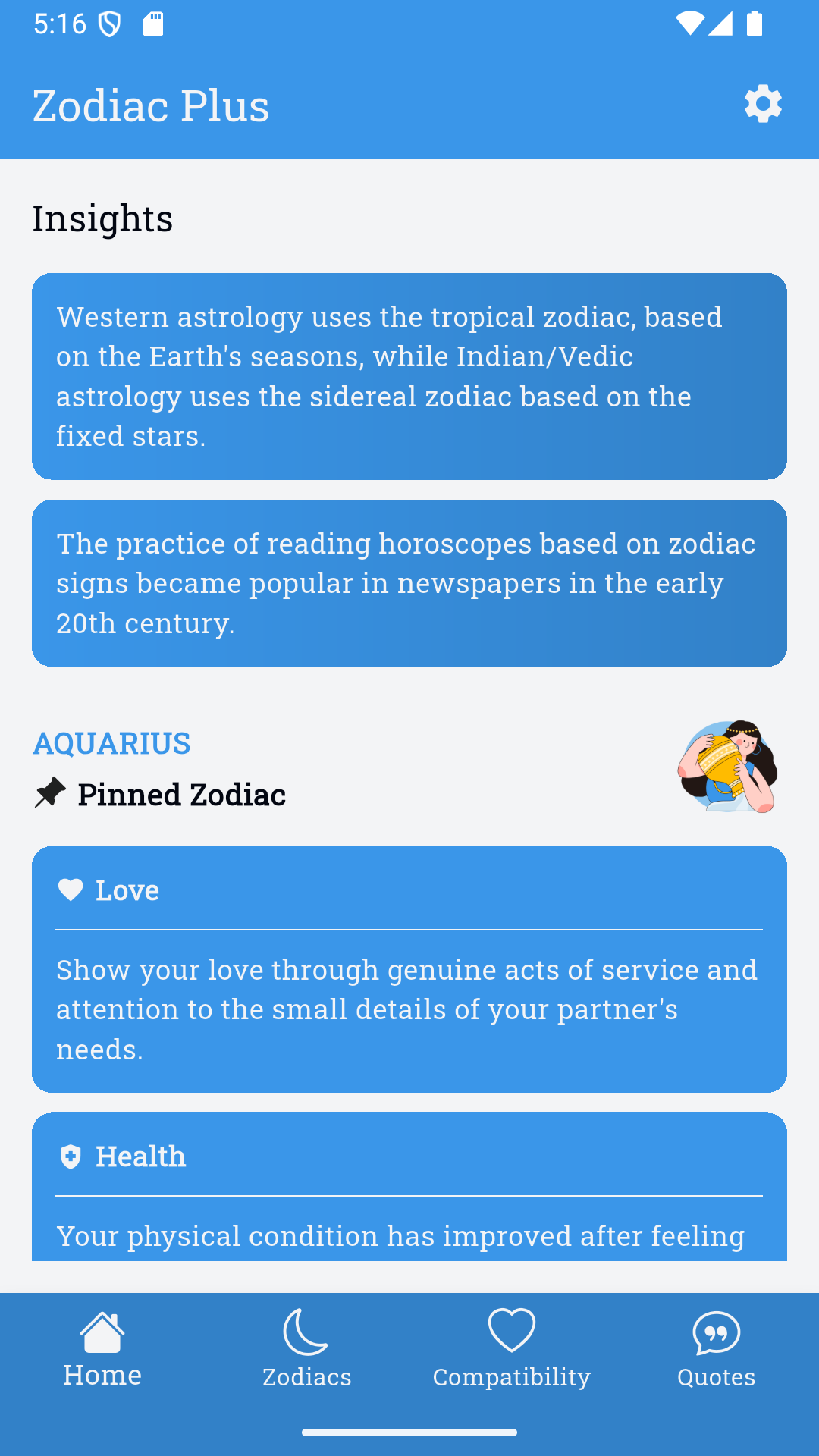 Zodiac Plus Screenshot