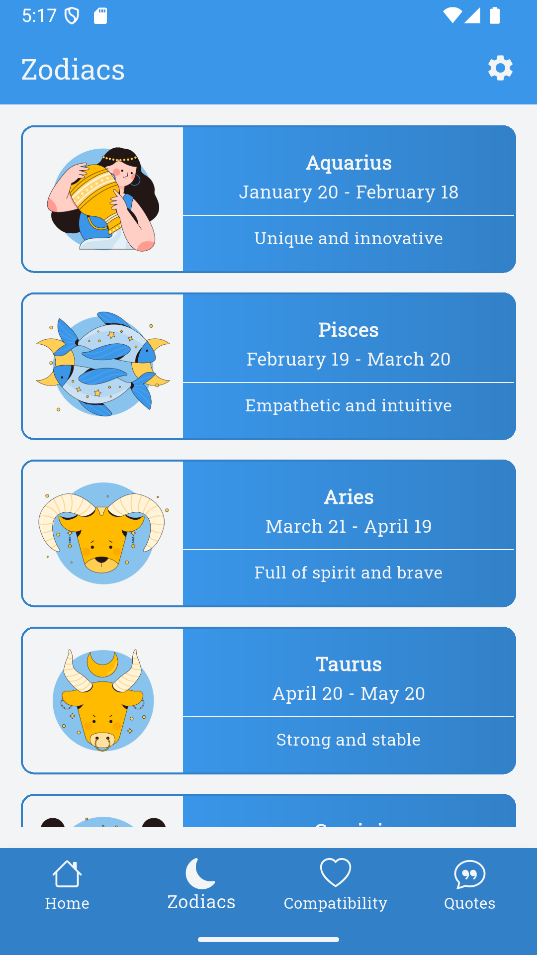 Zodiac Plus Screenshot